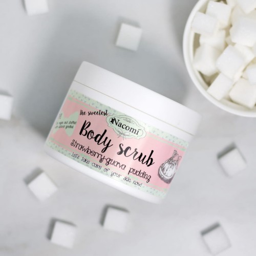 Peeling Cukrowy Do Ciała – Truskawkowy Pudding Z Guavą