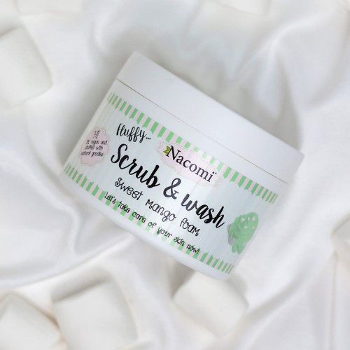 Słodka Pianka Peelingująco-Myjąca Mango