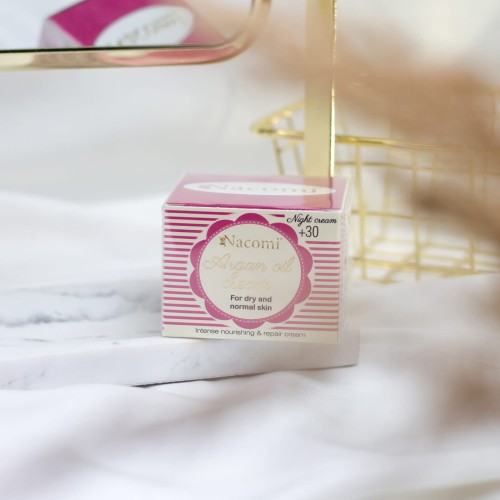 Krem Na Noc Arganowy Z Kwasem Hialuronowym +30