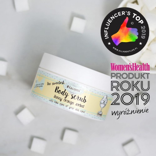 Peeling Cukrowy Do Ciała Pomarańczowy Sorbet