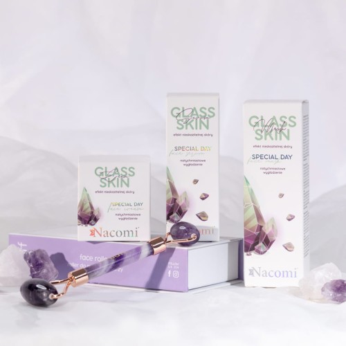 Zestaw Glass Skin i roller Ametyst