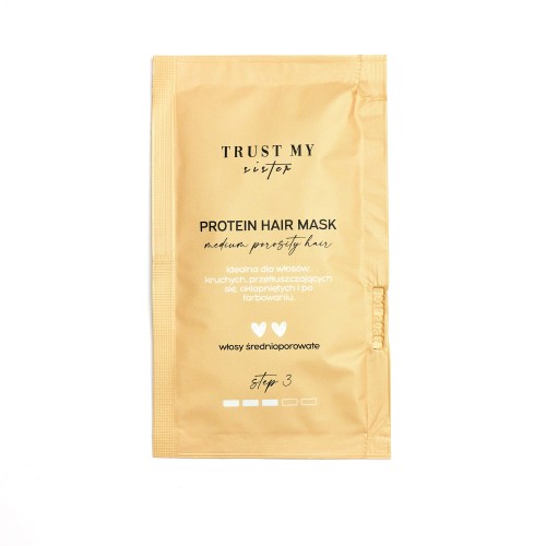 MS PRÓBKA Maska do włosów - Proteinowa średnioporowate