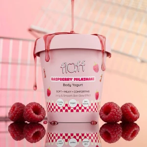 FLUFF - Jogurt do ciała - Raspberry Milkshake 180ml