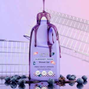 FLUFF - Żel do mycia ciała - BLUEBERRY MOCHI 500ml  