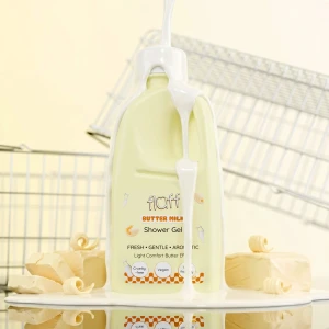 FLUFF - Żel do mycia ciała - BUTTER MILK 500ml  