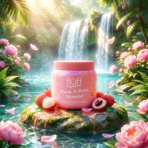Fluff - Puder do ciała - Peony & Lechee Waterfall 60g