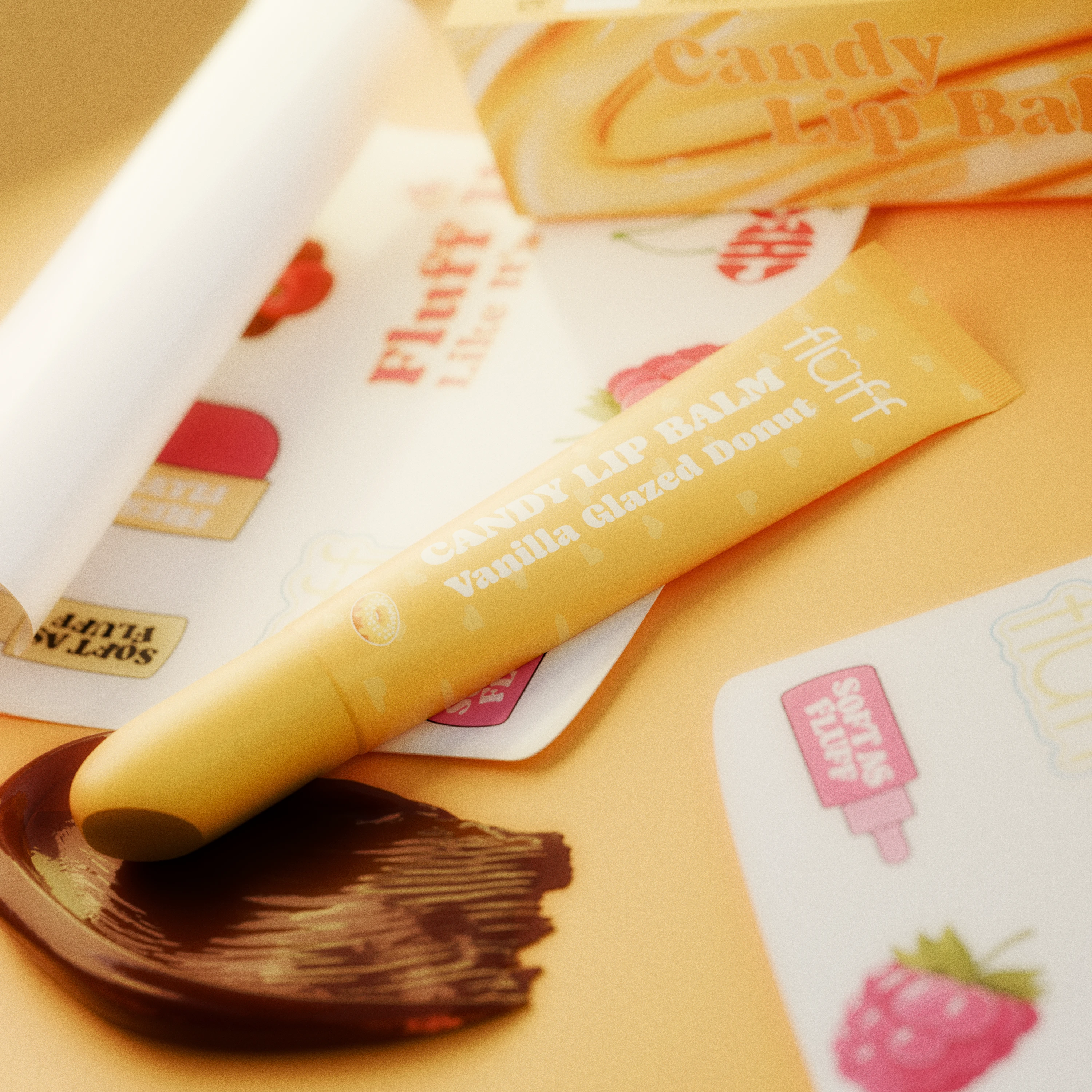 Fluff Candy Lip - vanilla glazed donut błyszczyk do ust